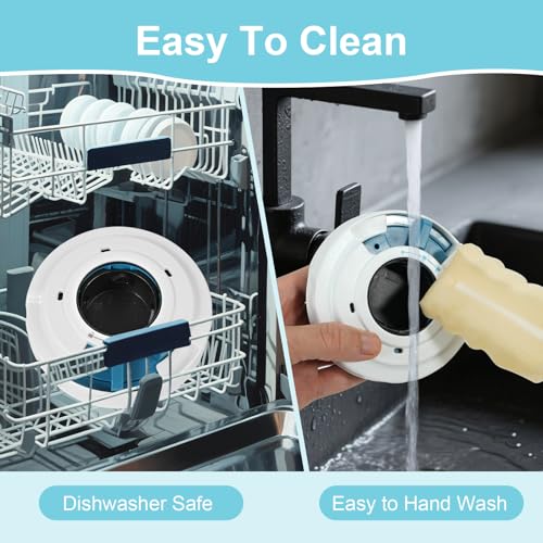 Image of Dispense Lid & Swirl Press Assembly for Ninja Creami NC701 Series - BPA-Free, Dishwasher Safe,Dispense Lid Fits Ninja Swirl Ice Cream & Soft Serve Makers