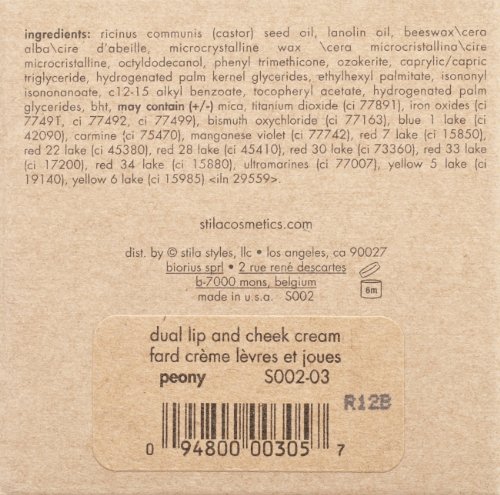 stila Convertible Color Dual Lip And Cheek Cream, Peony