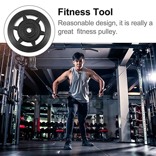 CLISPEED Aptidão Polia DIY Fixação Puxar Para Baixo Acessórios de Ginástica Em Casa Silenciosa Polia