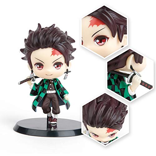 Demon Slayer Figures Gk Kamado Tanjiro Figure Statues Figurine Collection Birthday Gifts Pvc 2.8 Inch Kimetsu No Yaiba #TOP4