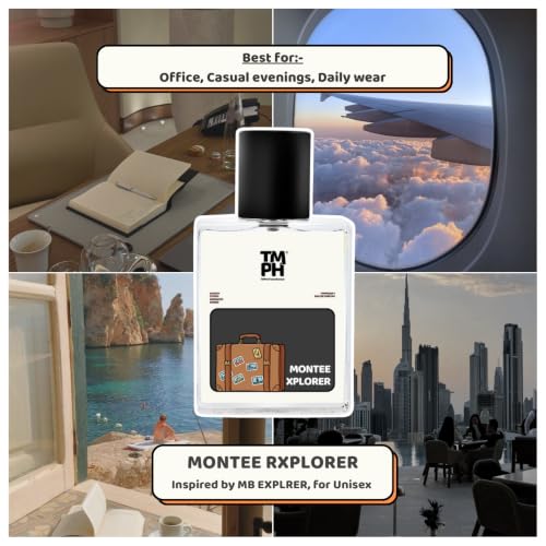 Image of TMPerfumehouse MONTEE XPLORER EDP for Men & Women | Woody, Aromatic & Long Lasting Perfume Spray | Woody, Citrus & Amber Fragrance | Luxury Gift for Him & Her | TMPH | 50ml
