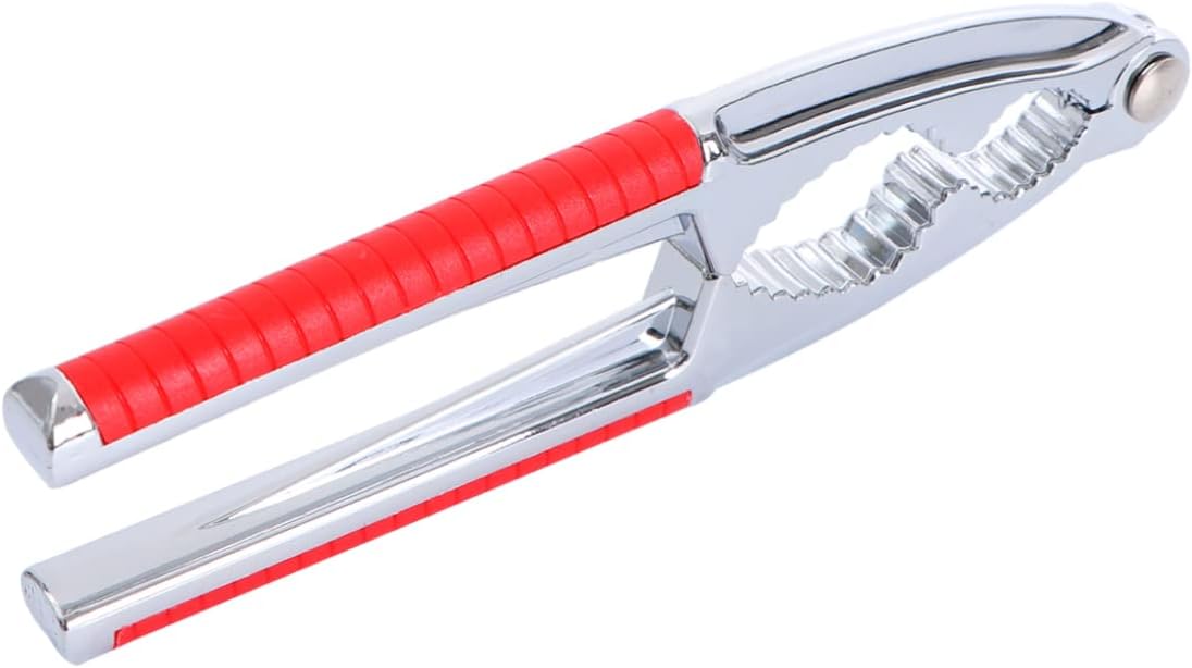 Manual Peanut Power Outlet Tester Pecan Walnut Plier Opener Chestnut Opener Nut Crackers Nuts Crab for Tool Tools Lobster and Seafood Opener Nutcracker (Redx3pcs 15.5x4cmx3pcs)