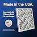 Aerostar 14x18x1 MERV 13 Pleated Air Filter, Allergen and Bacteria Defense (6 Pack), Actual Size: 13.75x17.75x0.75