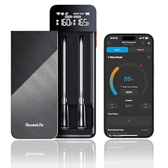 GoveeLife Smart Wireless Meat Thermometer with 2 Probes and App Control