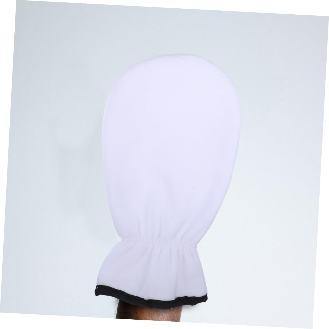 Moufles de Paraffine pour Mains, 2 Paires, Polyester Flanelle, Blancs | Lavables, Rétention de Chaleur Renforcée, Usage Maison, Soin Spa pour Mains