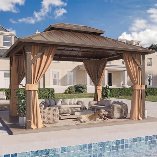YOLENY 10x12 ft Hardtop Gazebo