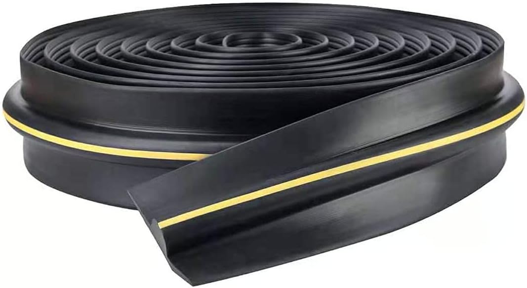 50% Off Discount 3/4inch Weatherproof Universal Garage Door Bottom Threshold Seal Strip DIY Weather Stripping Replacement，Not Include Sealant/Adhesive (20FT)