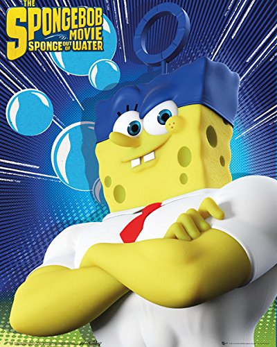 Gb Posters Diseño de Bob Esponja de pie The Movie Póster de 40 x 50 cm