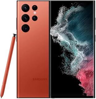 Samsung Galaxy S22 Ultra 5G, US Version, 256GB, Red - Unlocked (Renewed)