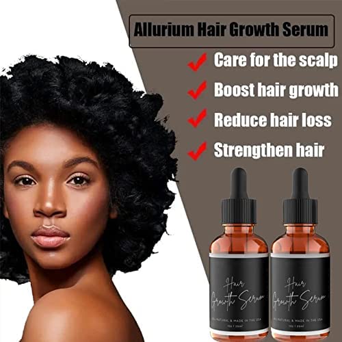 Miniatura 4 de Suero para el crecimiento del cabello para mujeres negras, suero de belleza para el cabello, suero de crecimiento del cabello para mujeres negras (3