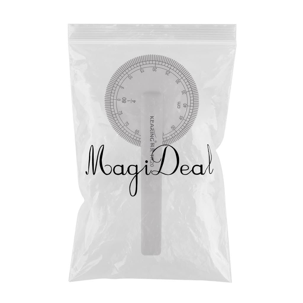 Round Clothing Ruler Tailor Sewing Ruler with Handle for Measuring Clothes, Quilting Ruler and Drawing Template for Tailors and Dressmakers