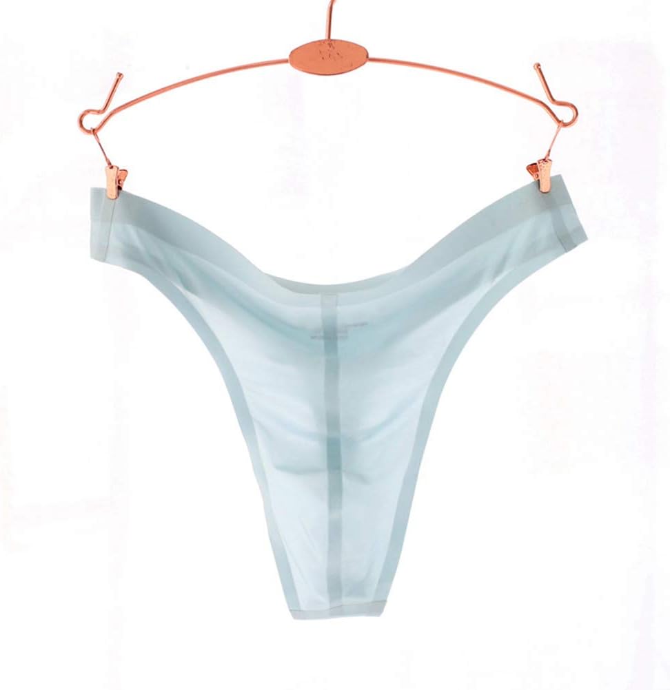 GAOGAO Seamless Breathable Male Smooth Ice Silk G-Strings & Thongs Underwear Men Brief - Image 2