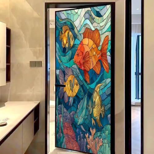 Vinilo adhesivo para ventana efecto esmerilado 35.4x63 pulg miniatura 4