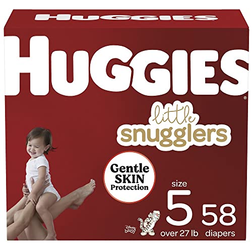 Image of Huggies Little Snugglers Diapers, Size 5