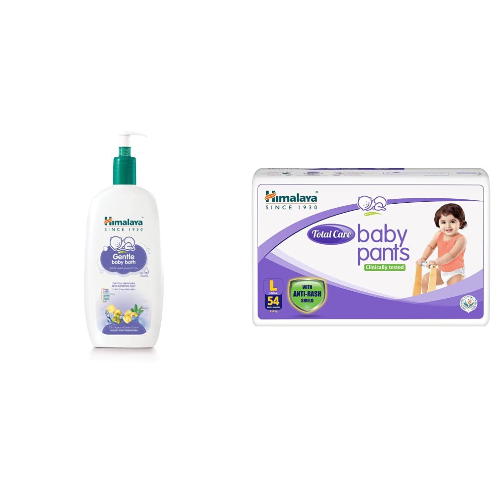 Buy Himalaya Gentle Baby Wash (400ml) & Himalaya Total Care Baby Pants