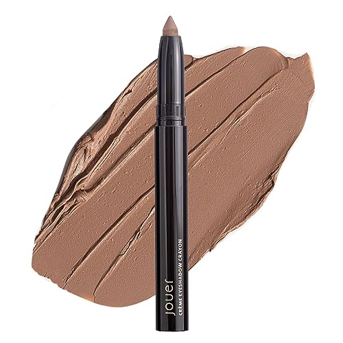 Jouer Crème Eyeshadow Crayon | Men & Women | Built-In Sharpener | Dermatologist Tested | Waterproof, Fast Drying & Crease Resistant Formula #TOP16
