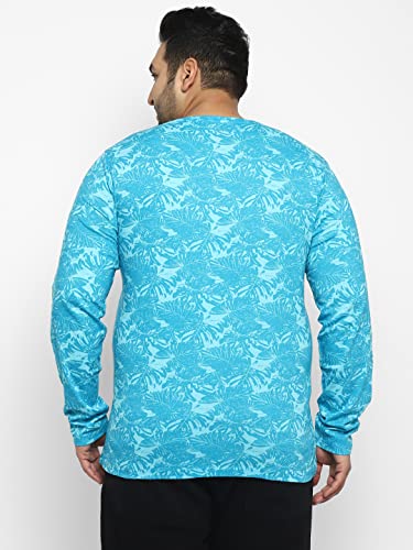 Image of Urbano Plus Men's Printed Full Sleeve Regular Fit Cotton T-Shirt