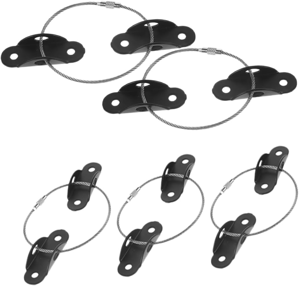 LIFKOME 5sets Furniture Wall Anchors and Straps for Proofing Tip Kit for Bookcases Cabinets and Tv Stands Easy Installation Screws Included