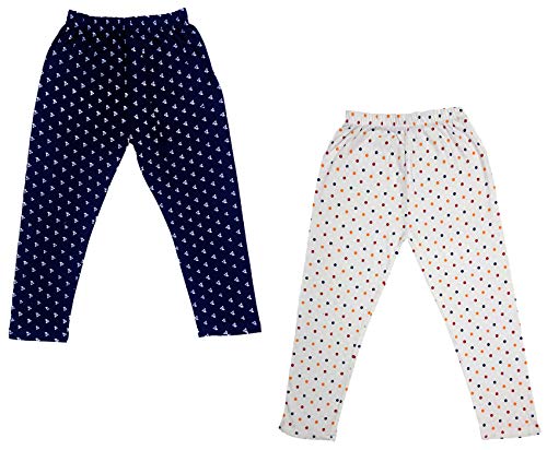 Image of indi weaves Girls Super Soft Cotton Solid Capri Pants Pack of 2