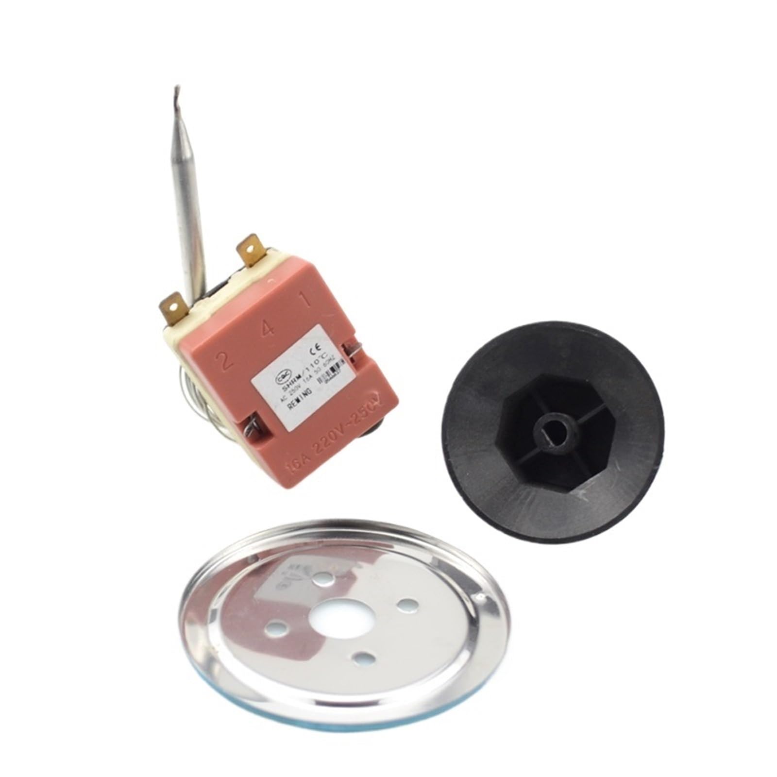Snapklik.com : Thermostat AC220V 16A Dial Temperature Control Switch ...
