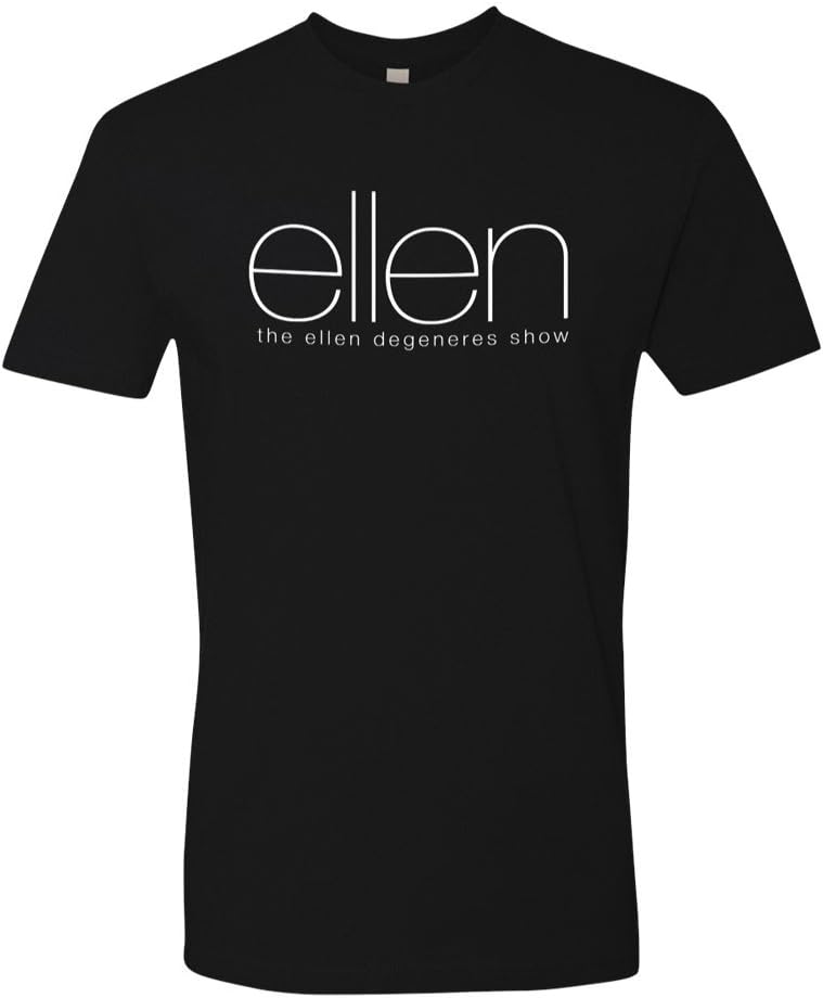 Classic Official Ellen Show Crew Neck T-Shirt - Black