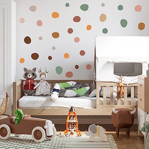 Vinilo decorativo Boho Polka Dots irregular 12 hojas miniatura 3