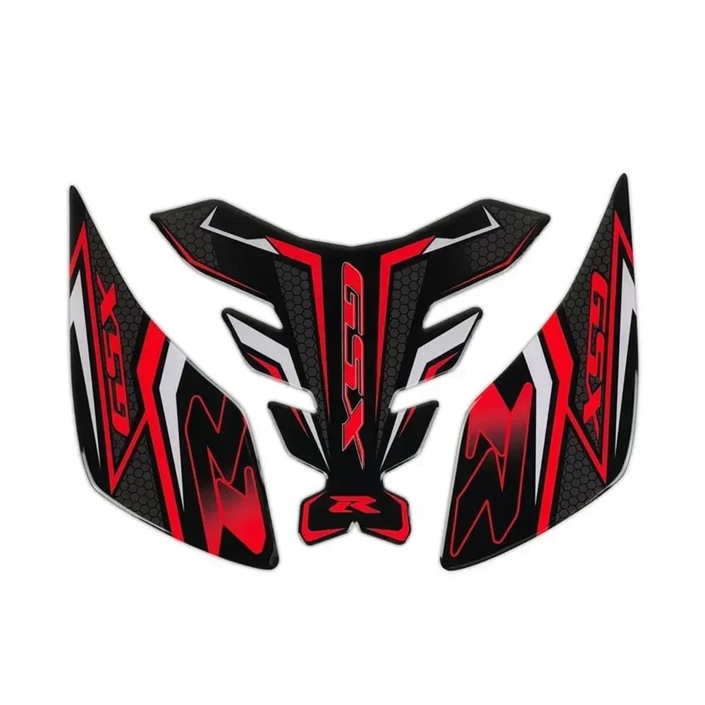 Motorcycle Tank Pad Protection for GSX250R Motorbike Fuel Tanks Traction Pads Tank Cap Protection Fishbone Three-Dimensional Sticker Body Decal Scratch