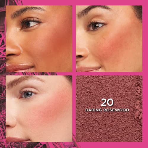 L'Oreal Paris Infallible Up to 24H Fresh Wear Soft Matte Blush, Blendable, Long-Lasting and Waterproof Cheek Make Up, Daring Rosewood 20, 0.31 Oz - image 2