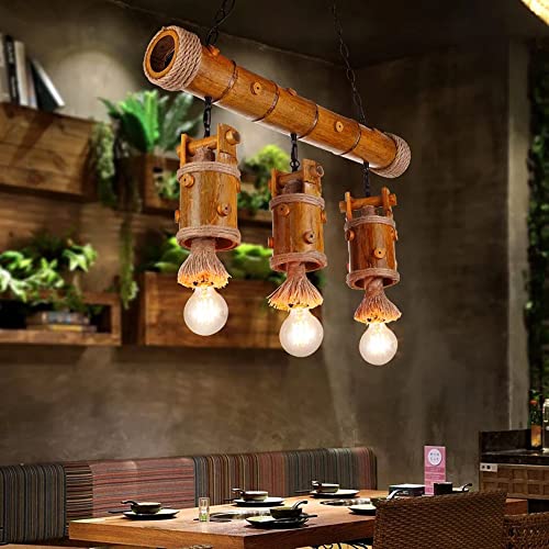 Suspension retro e26 en corde de chanvre pour eclairage cosy - 3
