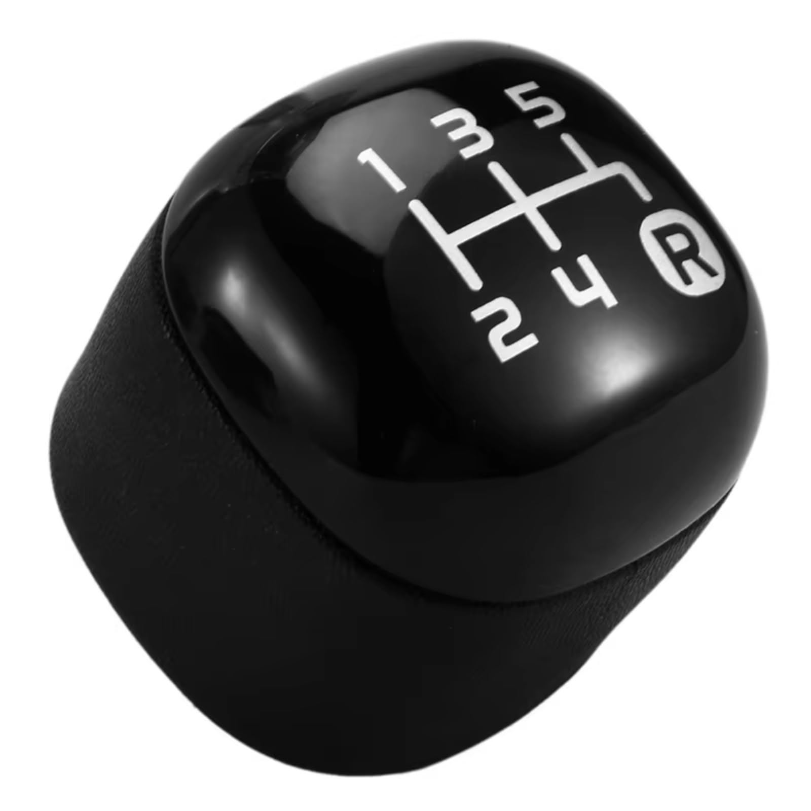 QTSAVXDD Gear Shift Knob Head Compatible with Fiat for Panda X58L 2012 Car Manual Transmission 5 for Speed Gear Shift Knob Lever Gearbox Shifter Modification Replacement