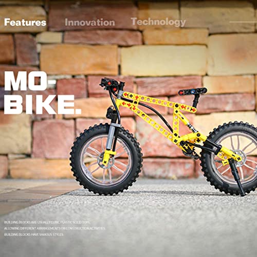 Gooratu 209 Teile Technik Fahrrad Bausteine Modell, Mountainbike Faltrad Bausteine Kompatibel mit Lego Technik (50017) – Bild 6