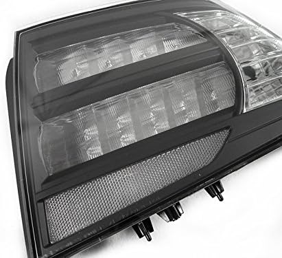 DEPO 2004-2008 Acura TL / Type-S Black / Clear Tail light Cover Set