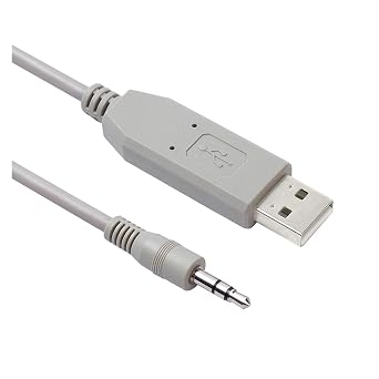 FreeSAT V8 Super Satellite Receiver Freesat IPTV Decoder USB to RS232 Serial Update Upgrade Flash Cable1.8m,Grey