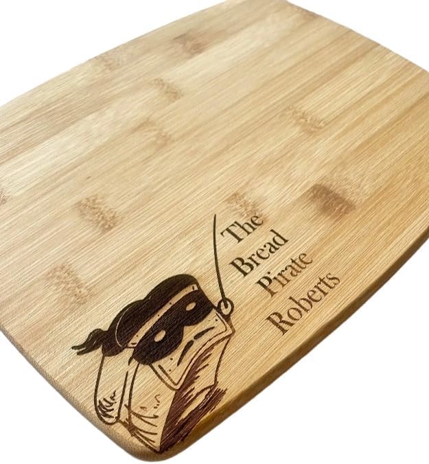 8" x 10" Princess Bride Cutting Board, Bamboo Cutting Board, Dread Pirate Roberts, Punny, Engraved Cutting Board, Funny Cutting Board, Gift Idea