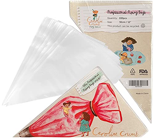100 sacchetti professionali monouso per pasticceria