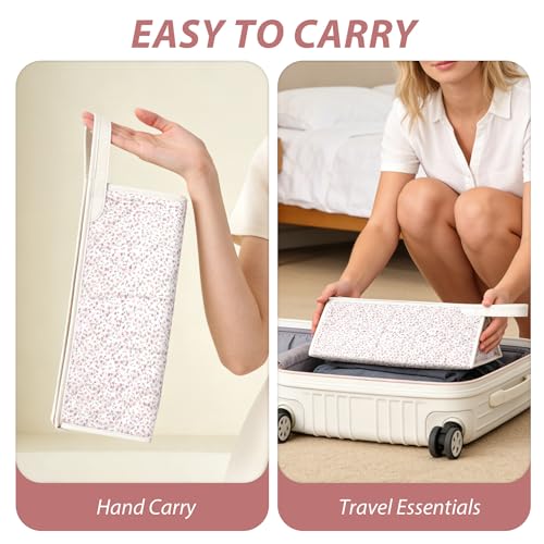 Miniatura 7 de Linpr Bolsa De Almacenamiento Para Secador De Pelo, Compatible Con Airwrap Styler Y Supersonic, Funda De Viaje Para Shark Flexstyle Y Accesorios, Estuche De Transporte Para Rizador Flor Rosa