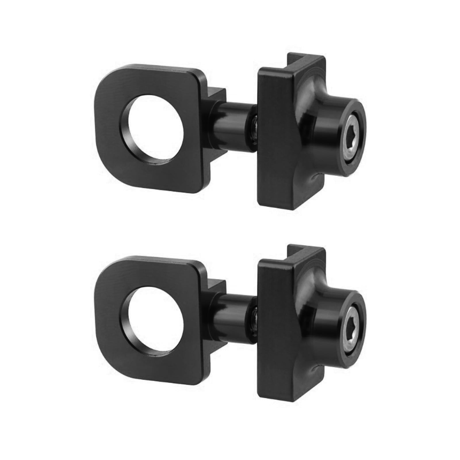 Legierung Kettenspanner 2 Stück Fahrrad Kettenspanner Aluminium-Legierung Verstellbare Feder Für Singlespeed BMX Fixie Bikes 10mm Achse