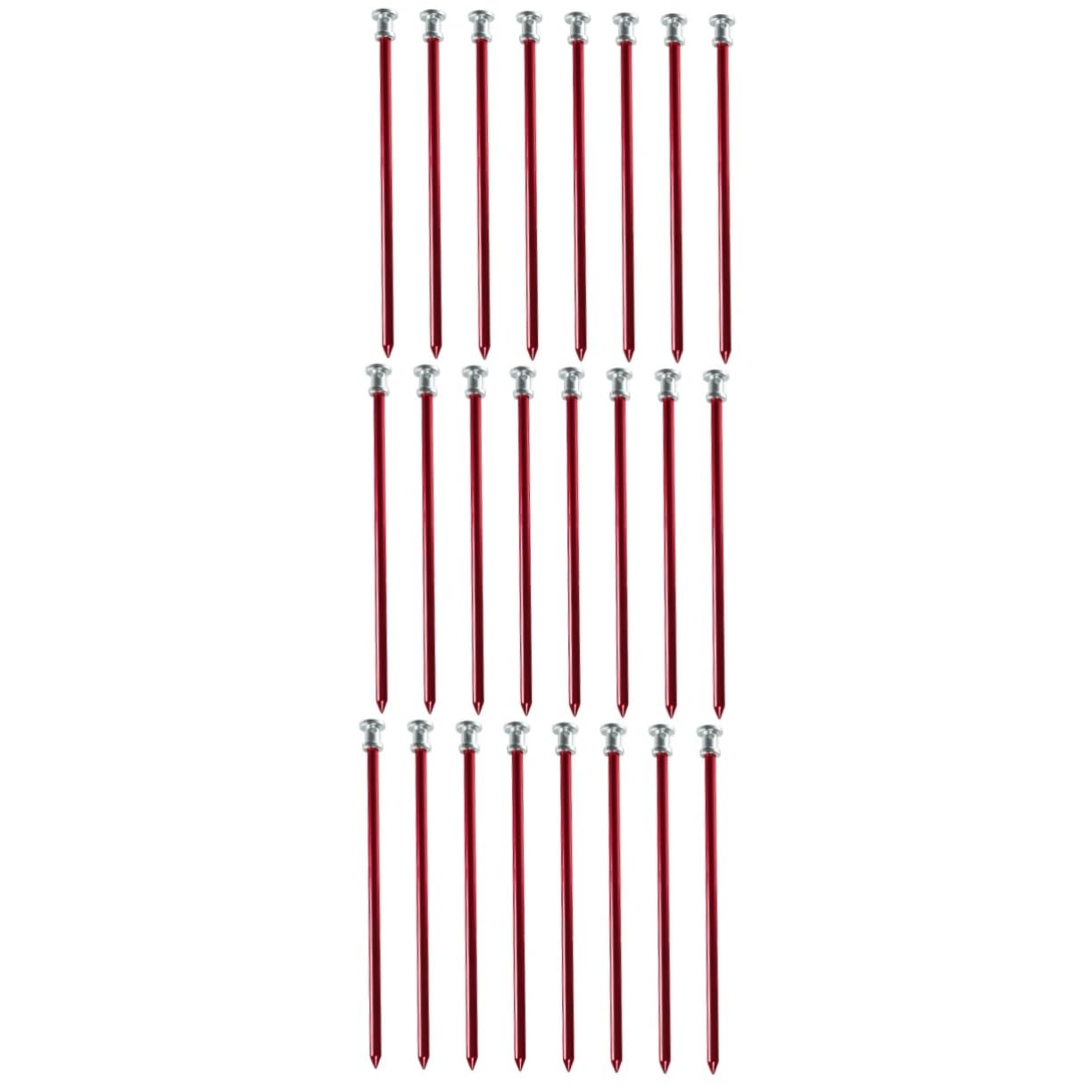 Piquets de tente légers en aluminium pour accessoires de sac à dos et camping de plage robuste