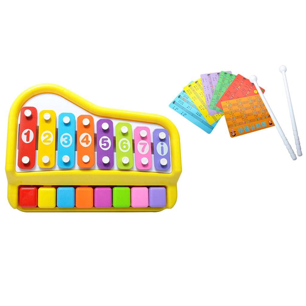 kowaku Xilófono 2 en 1, Juguete de Instrumento Musical Educativo para