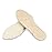 LAMBAA Sheep Wool Fleece Insoles White 11 Women/8.5 Men