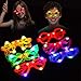 colmanda LED Glasses, 6 Pezzi LED Illumina Il Giocattolo Luminose Party LED Glasses Giocattoli Luminosi Giocattolo di Festa LED per Carnevale Concerti Feste
