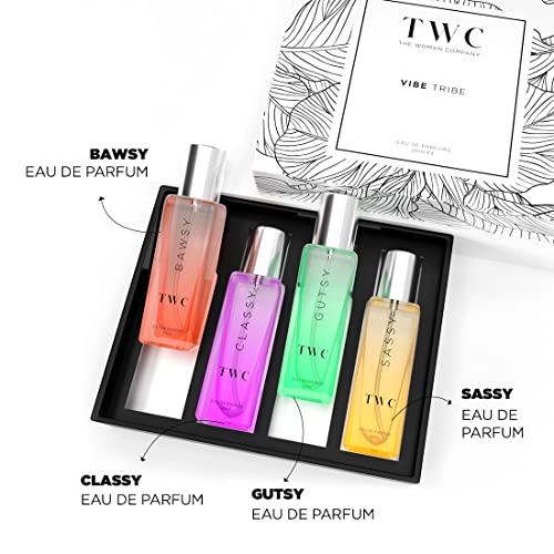 The Woman Company Vibe Tribe Perfume Gift Set for Women – 4*20ml | Premium Long-Lasting Fragrance | Specially Curated… - Image 3