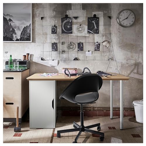 Bureau bambou ProTuning ALEX ANFALLARE blanc 140x65 table travail informatique - 4