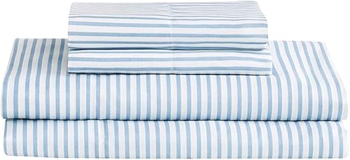 Madison Park Essentials Jaxon - Juego de edredón y sábanas de tamaño matrimonial, juego de sábanas y edredón moderno y casual, estampado de rayas