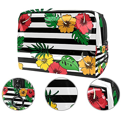 Trousse de maquillage violette compacte contre le désordre