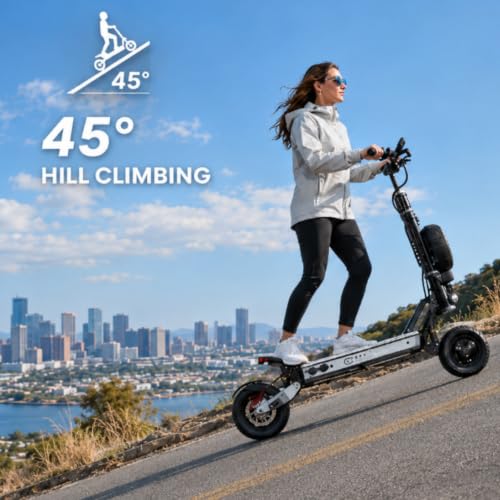 Image of Electric Scooter for Adults, Max 45-56MPH & 50-75Mile Range