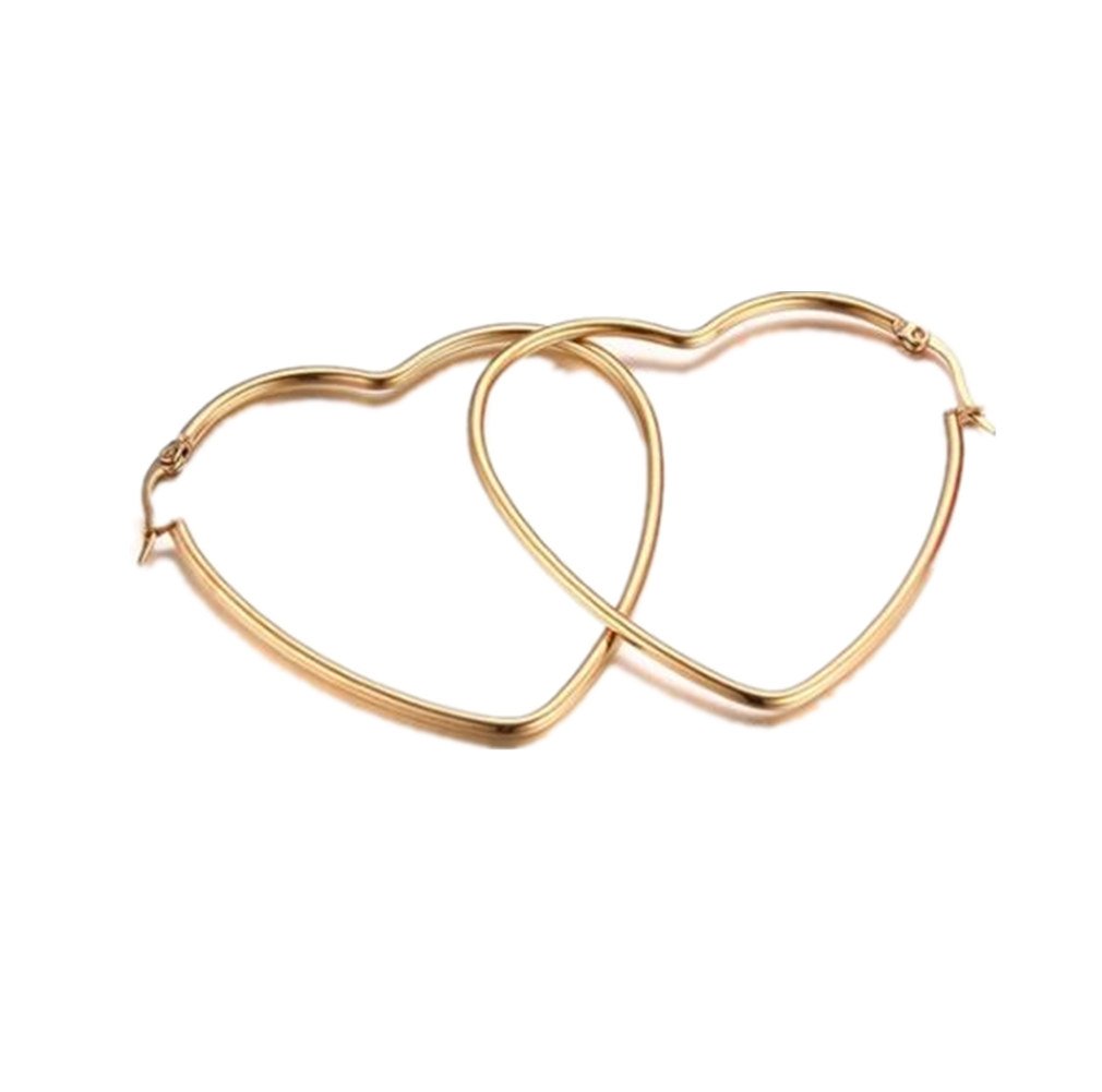 CERCHI ACCIAIO 10MM CON CUORE - Modì Modà
