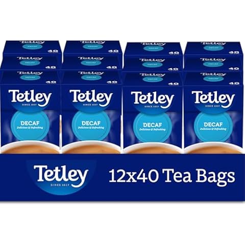 Tetley Original Decaf Black Tea, 480 Bags Cover