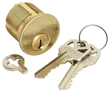 その他 Lockclock Kaba Ilco 7185KS1-03-KD 1-1/8 in. Kwikset Mortise Cylinder
