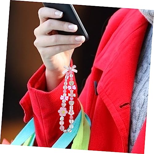 OSALADI 4 Unidades De Alças Para Telefone Celular Corda Pendurada Com Contas Pulseira Para Telefone
